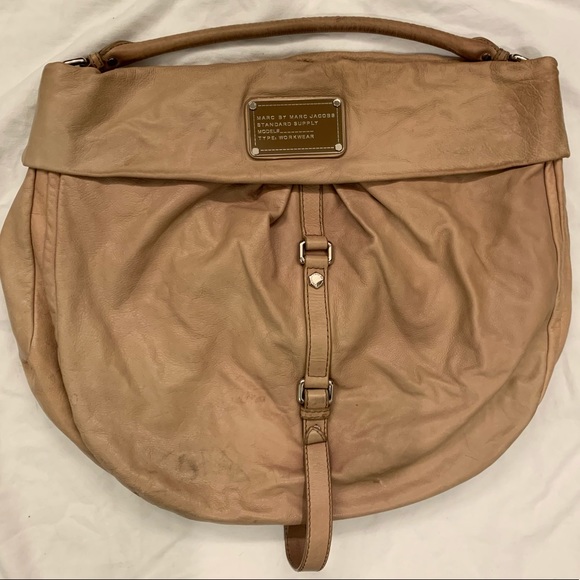 Marc by Marc Jacobs Dr Q Lil Riz Leather Hobo Bag - Picture 2 of 12